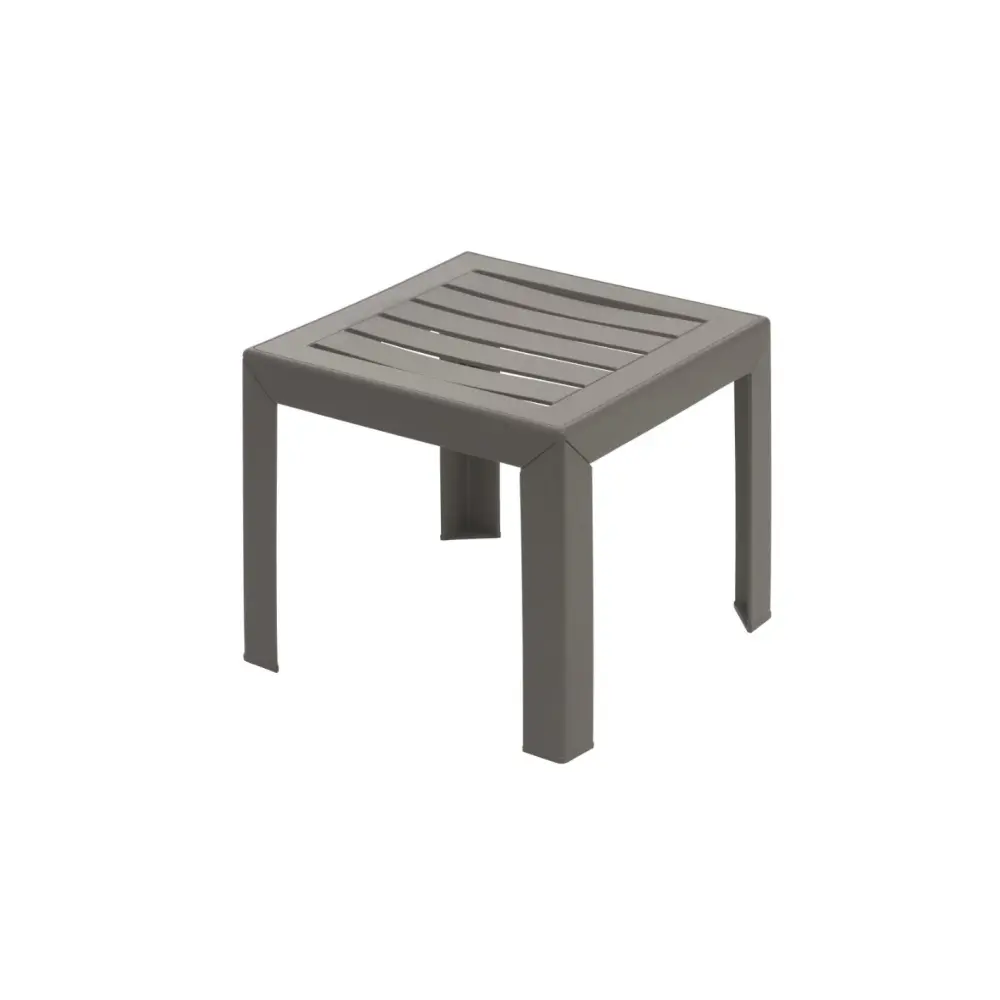 Tavolino Grosfillex Miami Tortora 40x40 | Generoso Casalinghi