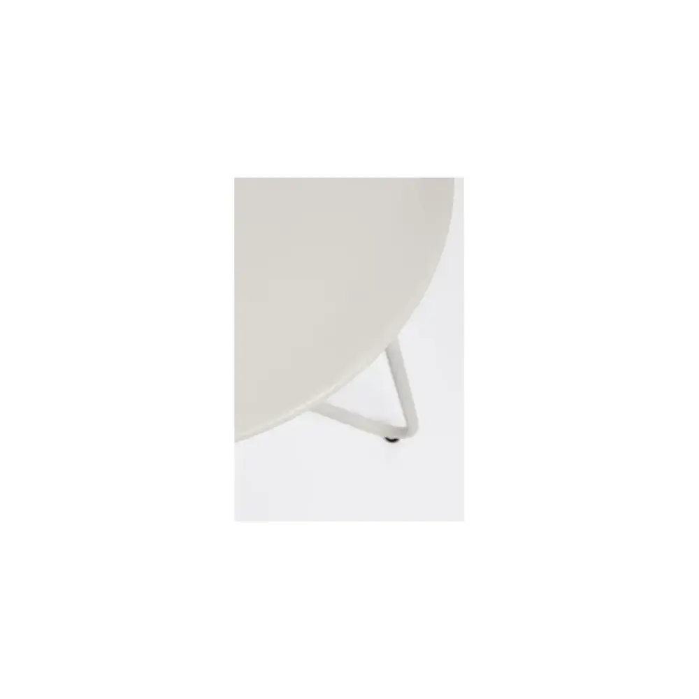 Tavolino Rotondo Yes Austin Gypsum Acciaio | Generoso Casalinghi