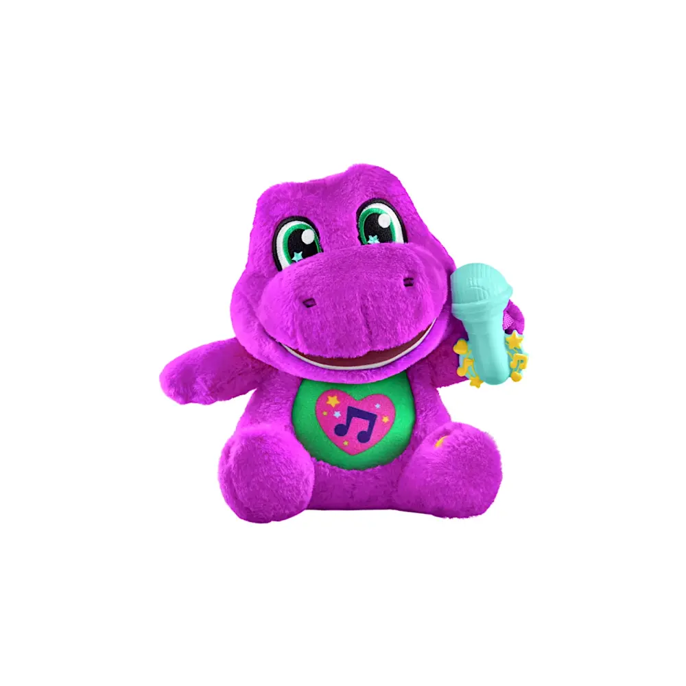 Peluche Barney Canta con Me Mattel | Generoso Casalinghi
