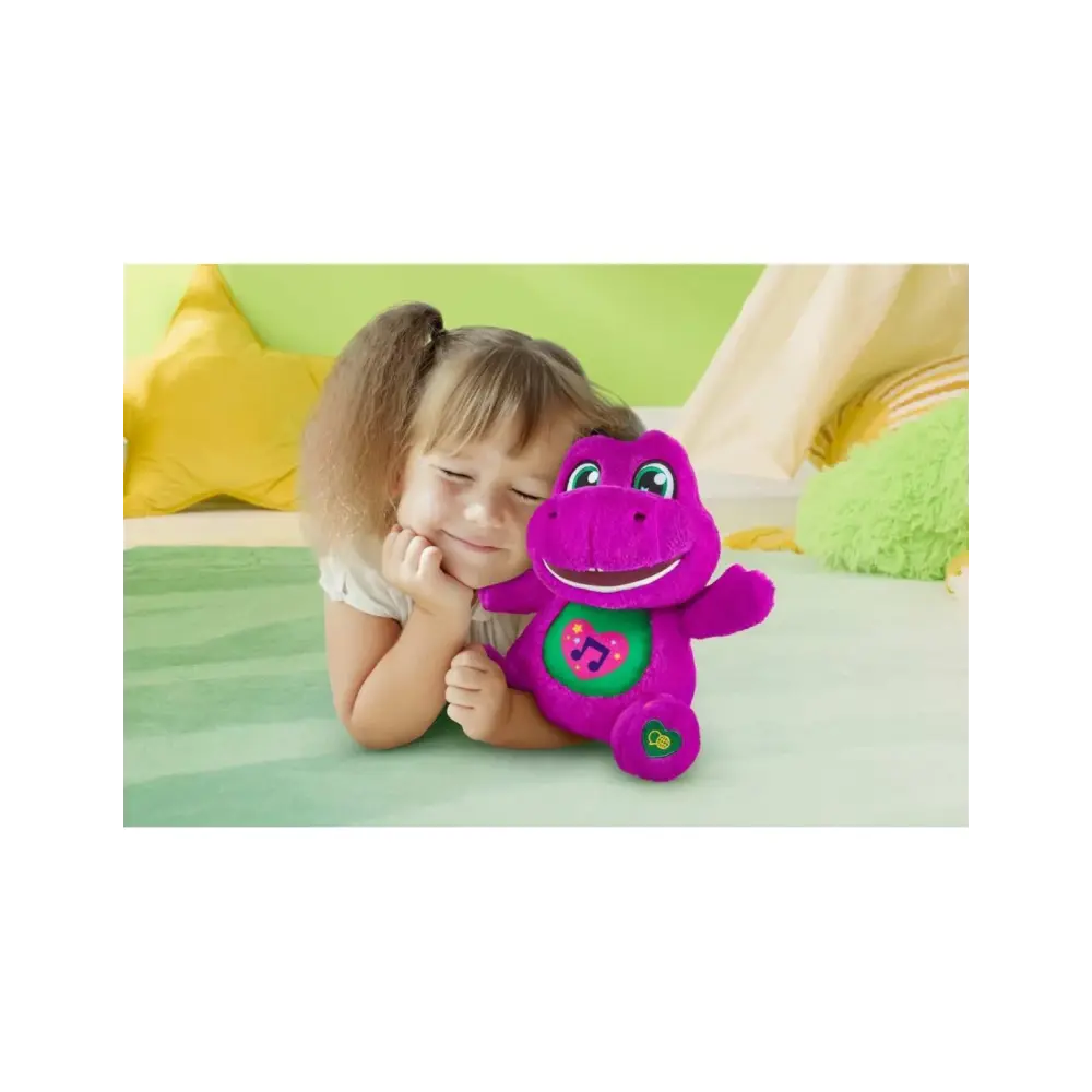 Peluche Barney Canta con Me Mattel | Generoso Casalinghi