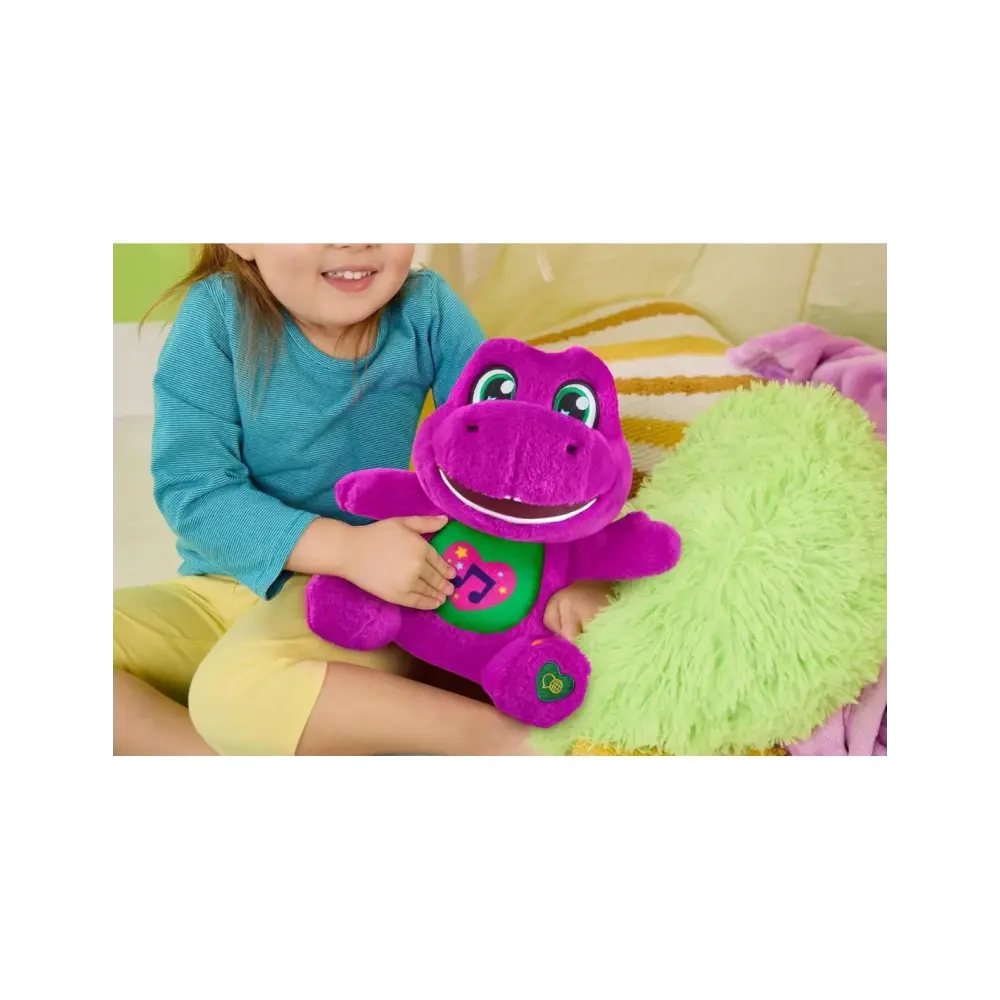 Peluche Barney Canta con Me Mattel | Generoso Casalinghi