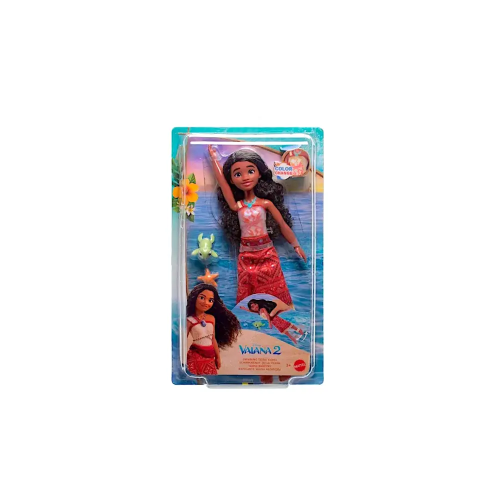 Bambola Oceania 2 Tautai Vaiana Nuotatrice Mattel
