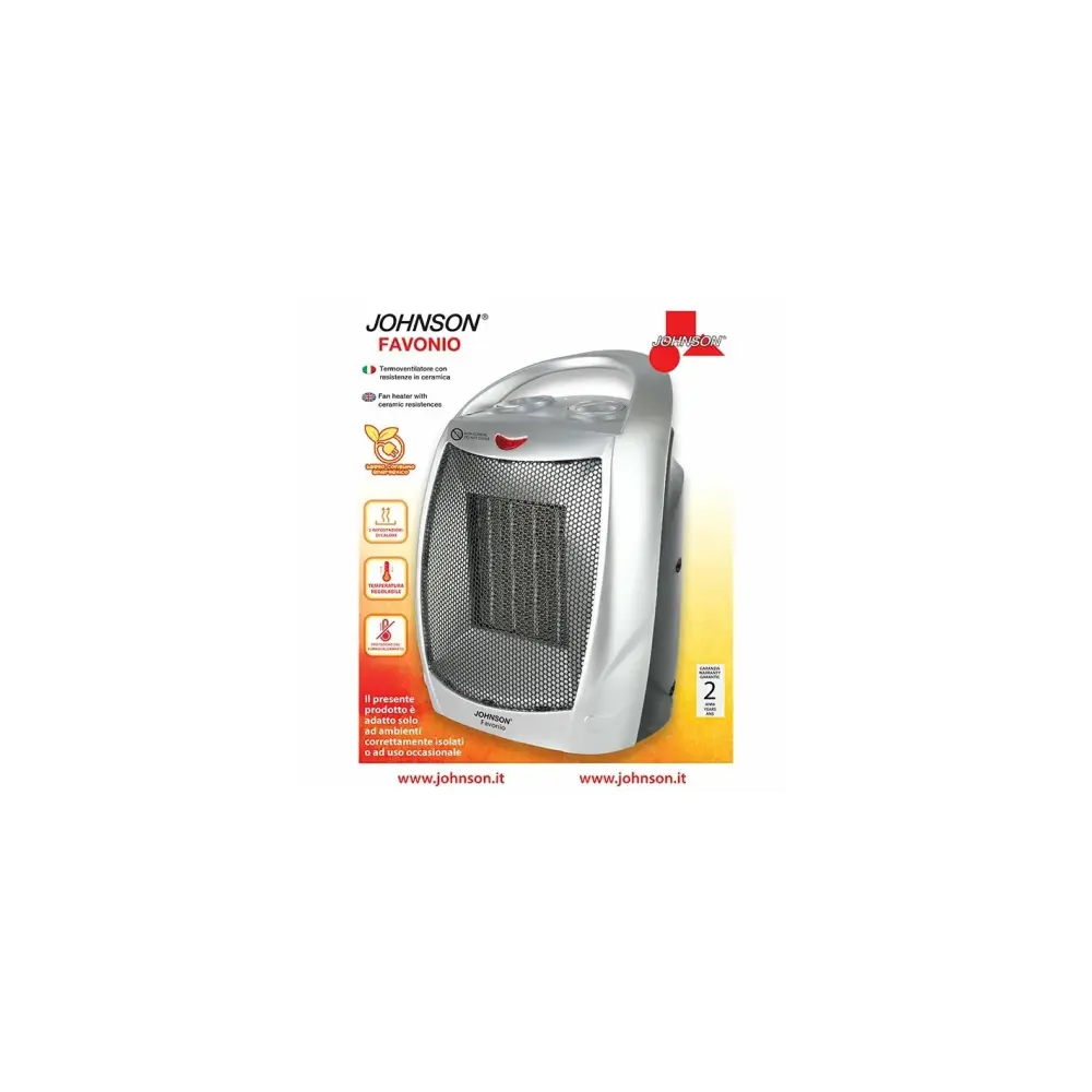 Termoventilatore Ceramico Johnson Favonio | Generoso Casalinghi