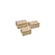 Set 3 Scatole Stemy Bamboo Beige 5 Five | Generoso Casalinghi