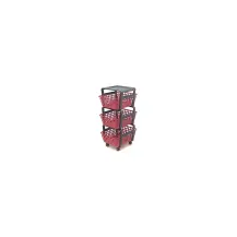 Carrellino Cucina Ecoplast Rosso Veneziano | Generoso Casalinghi