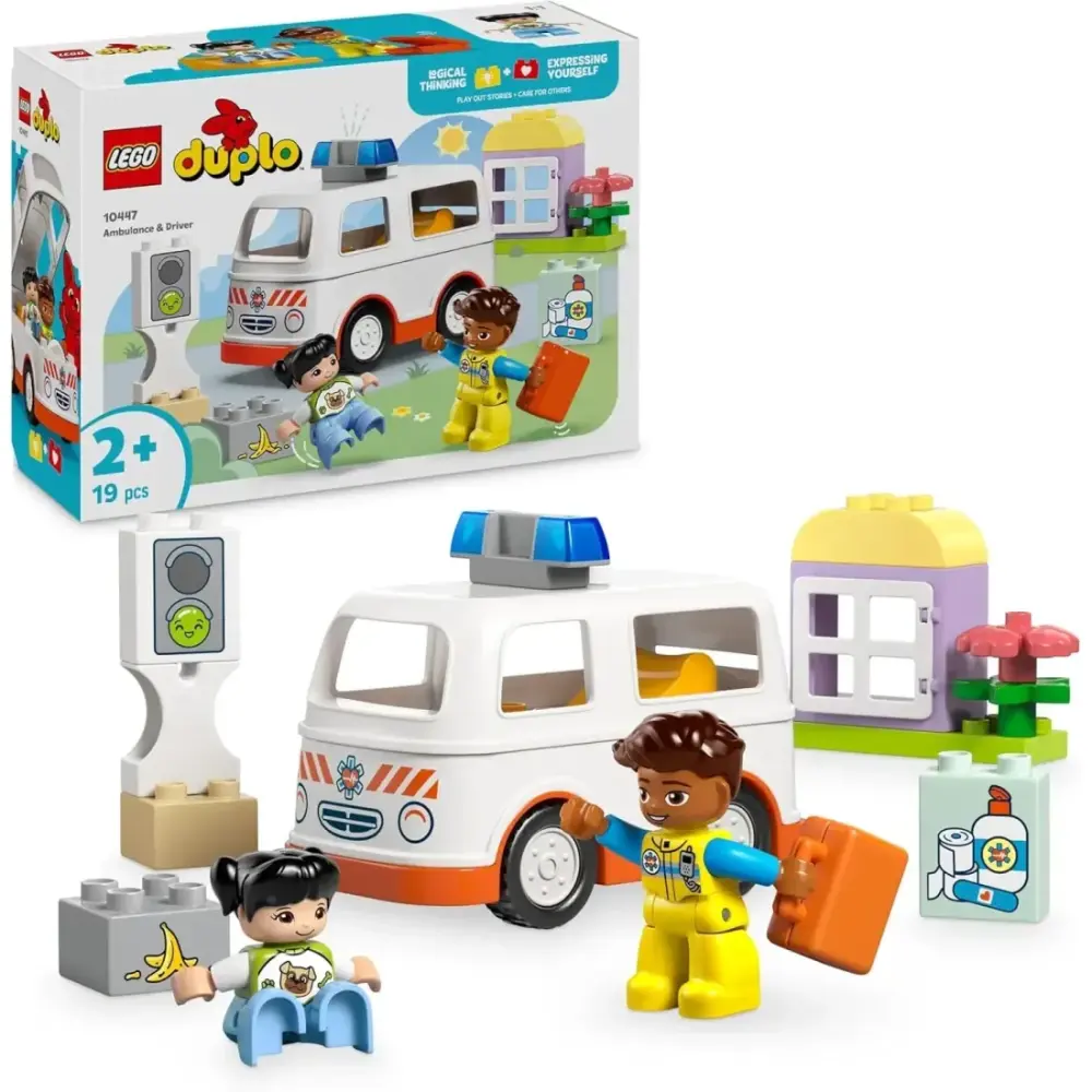 LEGO DUPLO Ambulanza con Autista | Generoso Casalinghi