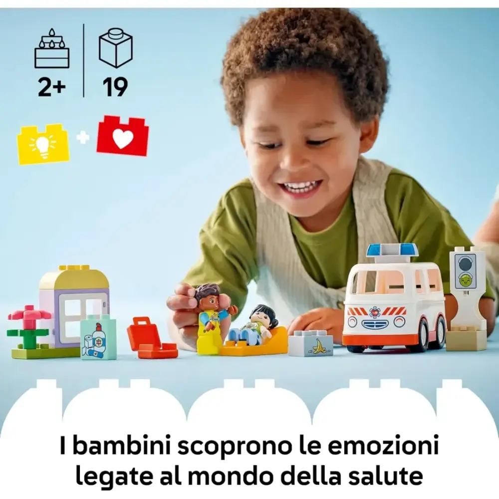 LEGO DUPLO Ambulanza con Autista | Generoso Casalinghi