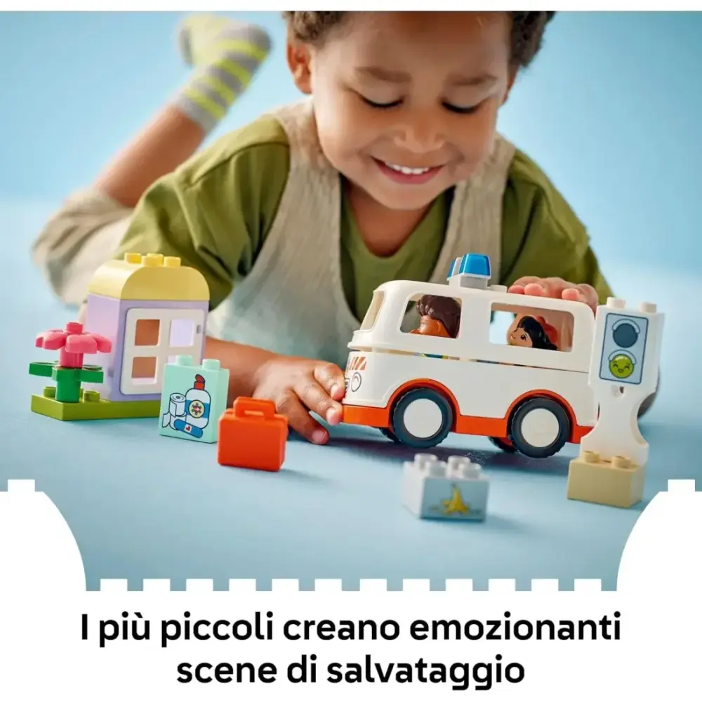 LEGO DUPLO Ambulanza con Autista | Generoso Casalinghi