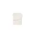 Pouf Pieghevole Rotondo 38 cm Bianco | Generoso Casalinghi