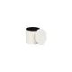 Pouf Pieghevole Rotondo 38 cm Bianco | Generoso Casalinghi