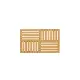 Pedana Doccia Bamboo 55 x 33 cm Antiscivolo | Generoso Casalinghi