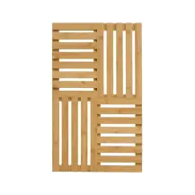 Pedana Doccia Bamboo 55 x 33 cm Antiscivolo | Generoso Casalinghi