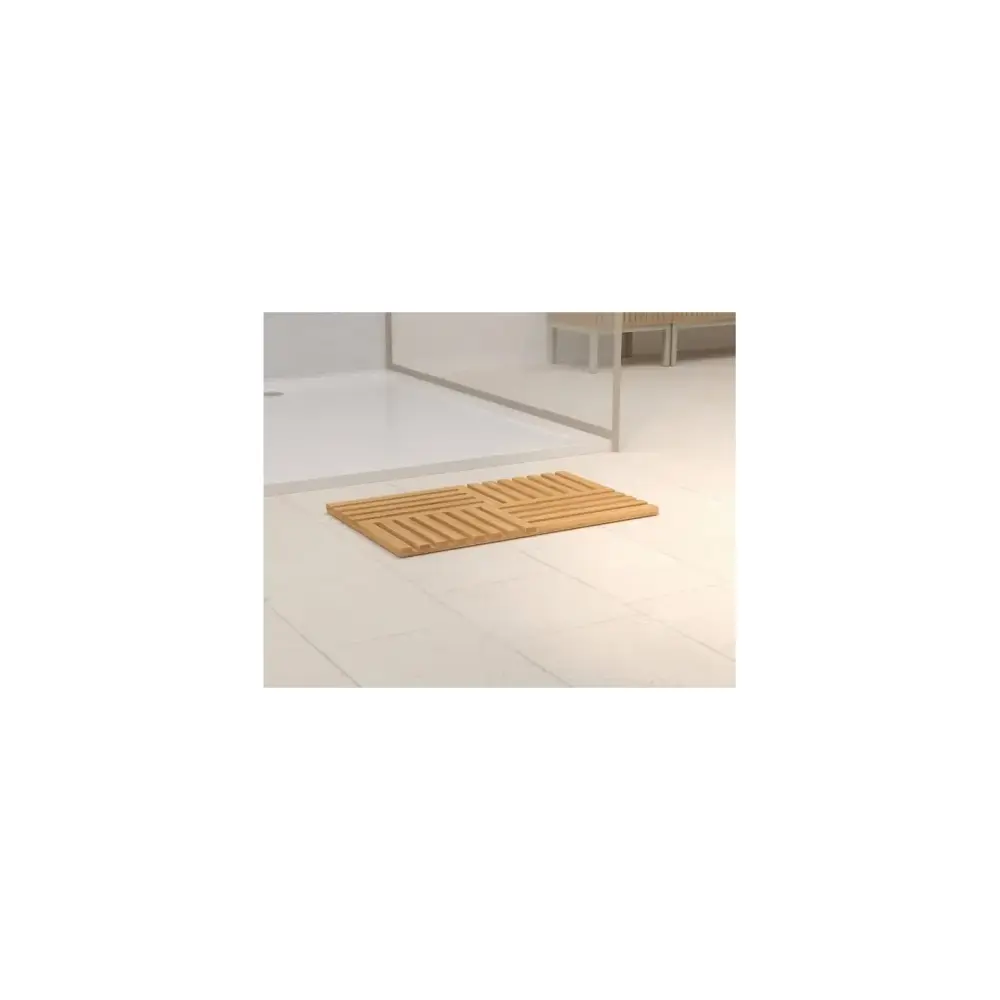 Pedana Doccia Bamboo 55 x 33 cm Antiscivolo | Generoso Casalinghi