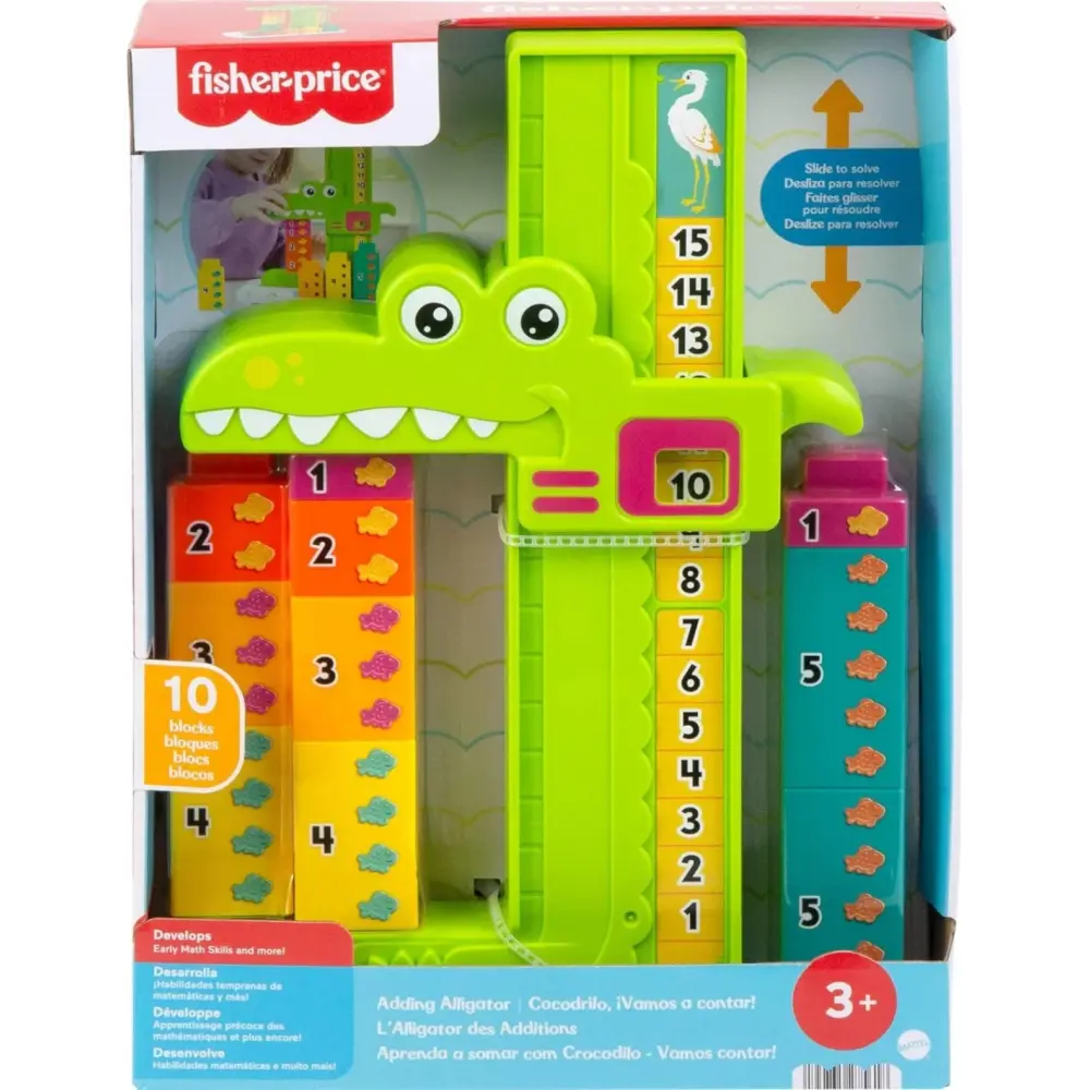 Fisher-Price Coccodrillo Conta e Somma