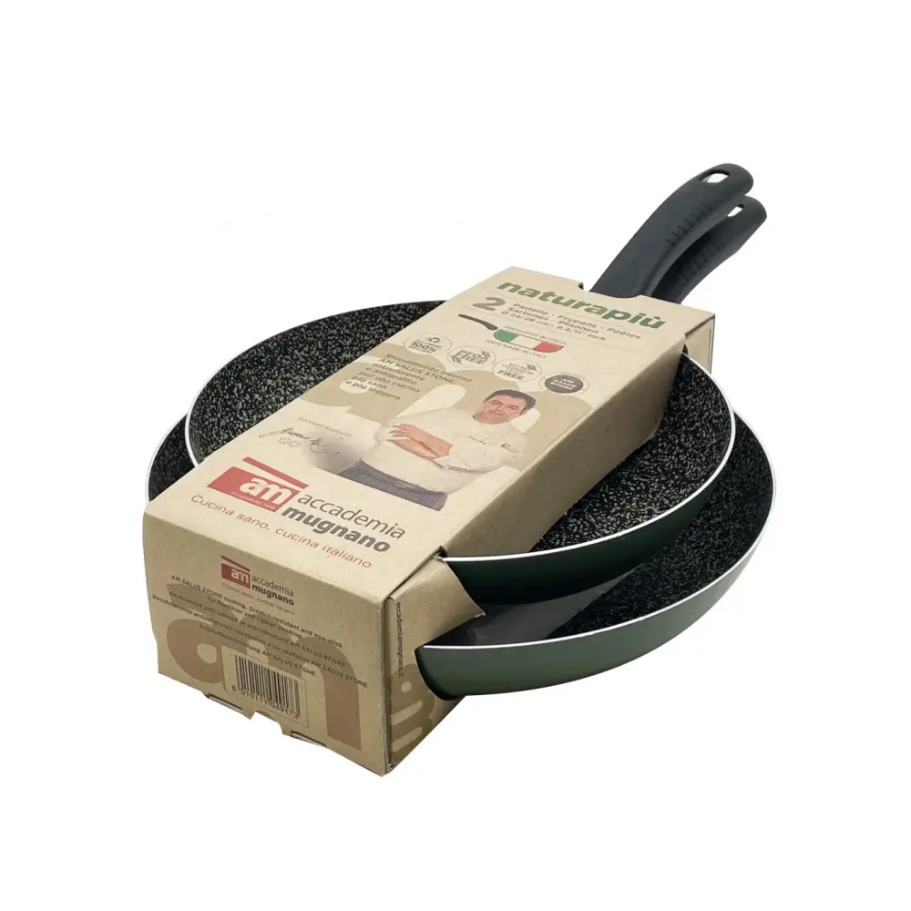 Padelle Antiaderenti Effetto Pietra 24/28 | Generoso Casalinghi