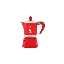 Caffettiera Bialetti Rainbow 3 Tazze Rossa