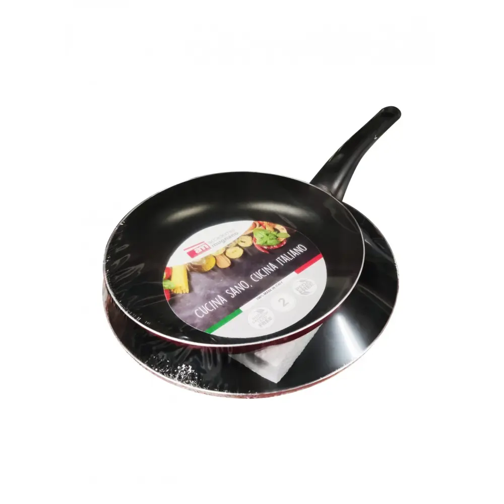 Padelle Antiaderenti Cucina Sano Bis 24/28 | Generoso Casalinghi