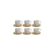 Set 6 Tazze Caffè 90 ml Item | Generoso Casalinghi