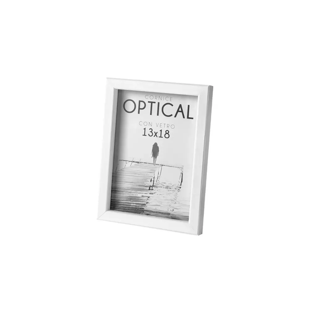 Cornice Lupia Optical 50x70 cm Bianca | Generoso Casalinghi