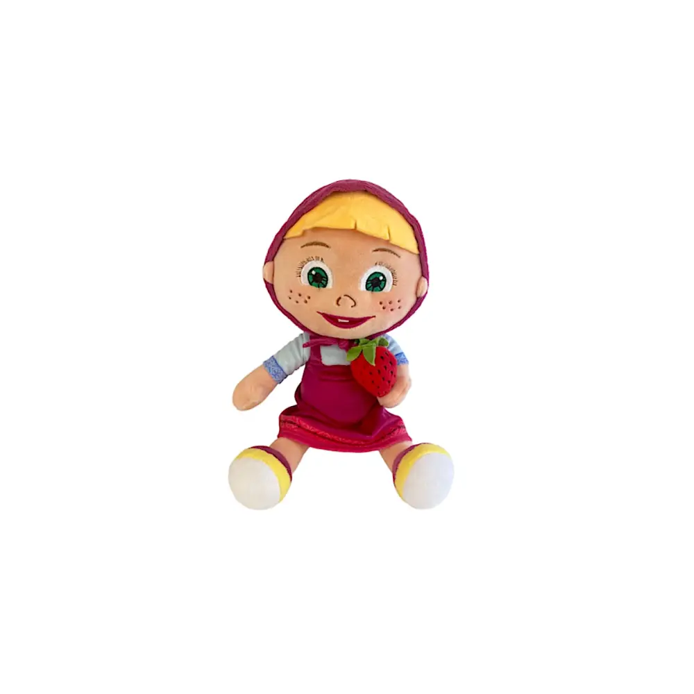 Peluche Masha con Fragola 25 cm M.V. Giochi