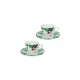 Set 2 Tazzine Caffè Brandani Oasi New Bone China