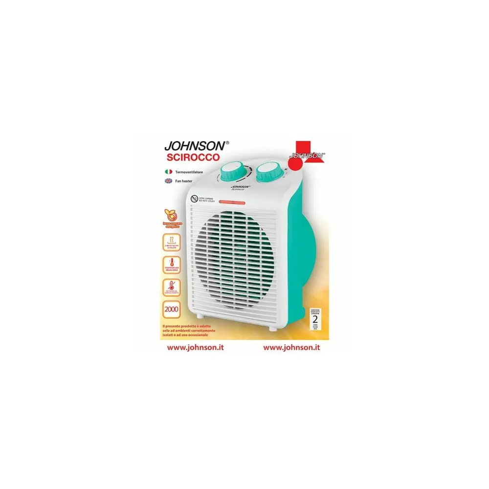 Termoventilatore Johnson Scirocco 2000 W | Generoso Casalinghi