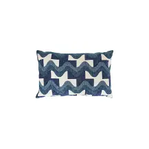 Cuscino Decorativo Blu Egeo 38x58 cm | Generoso Casalinghi