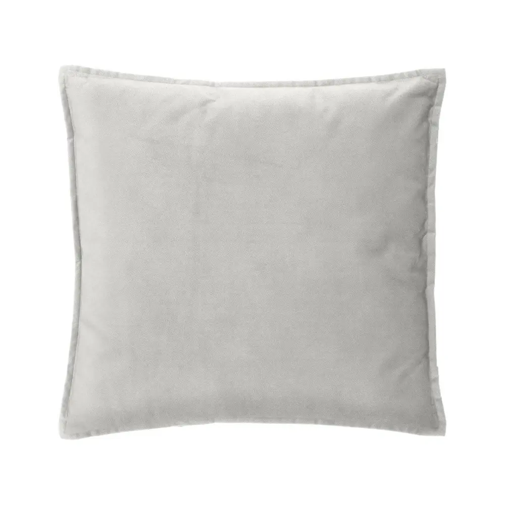 Cuscino Lilou Cotone Bianco Avorio 55x55 | Generoso Casalinghi