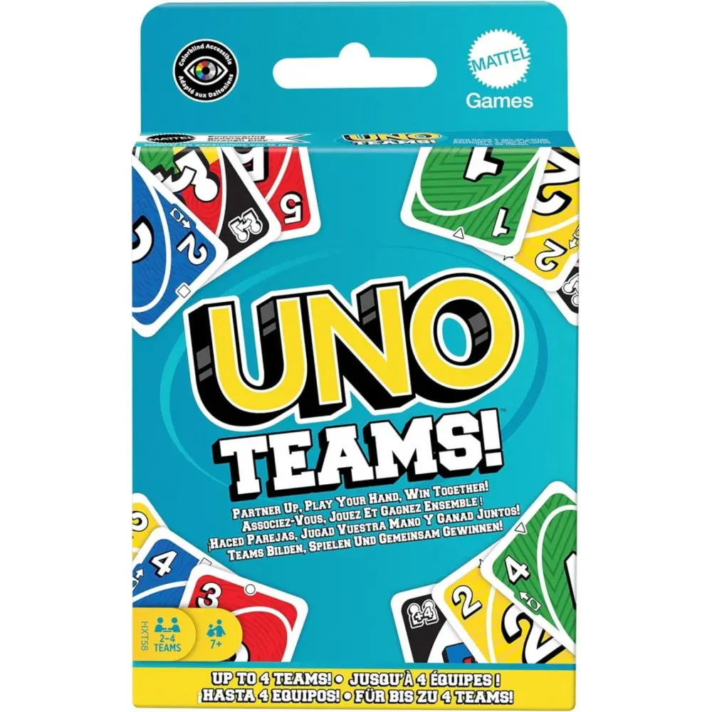 UNO Teams Versione a Squadre Mattel | Generoso Casalinghi