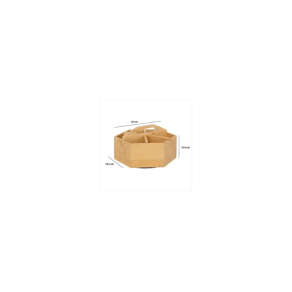 Scatola Porta Tè Bamboo 6 Scomparti 5 Five | Generoso Casalinghi