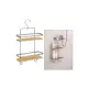 Mensola Bagno Doppia Venterra in Metallo e Bamboo