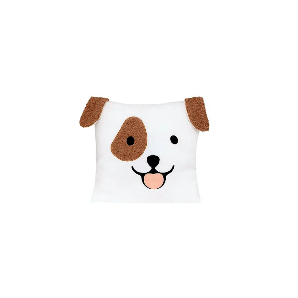 Cuscino Bouclé Motivo Cane Atmosphera | Generoso Casalinghi
