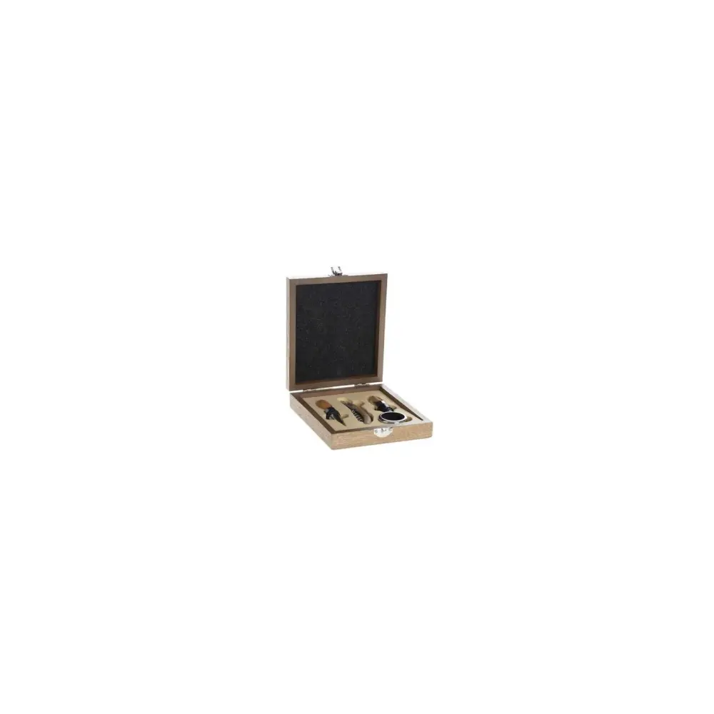 Kit Sommelier 4 Pezzi Scatola Legno 5 Five | Generoso Casalinghi