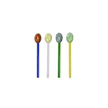 Set 4 Cucchiaini Brandani Rainbow in Vetro | Generoso Casalinghi