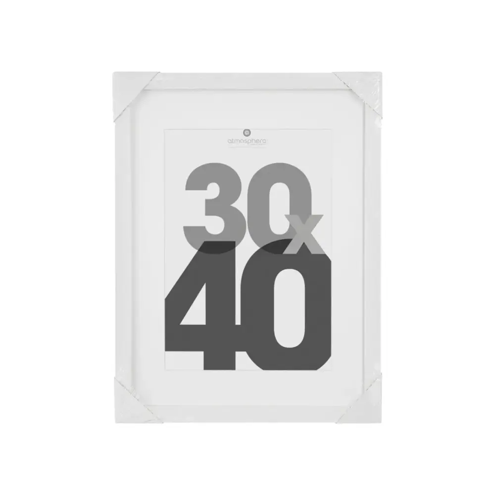 Cornice Foto Éva 30x40 Bianco in Legno | Generoso Casalinghi