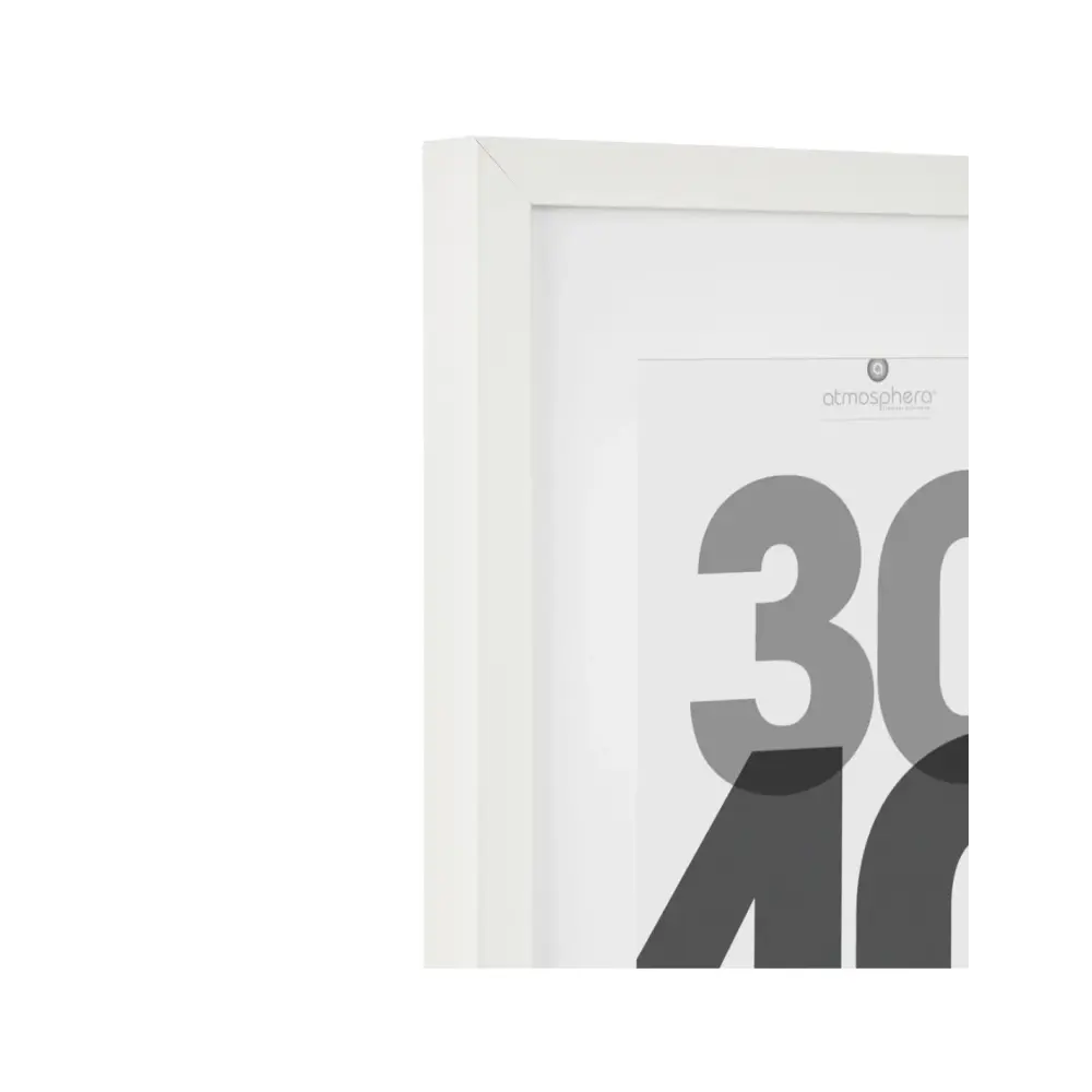 Cornice Foto Éva 30x40 Bianco in Legno | Generoso Casalinghi