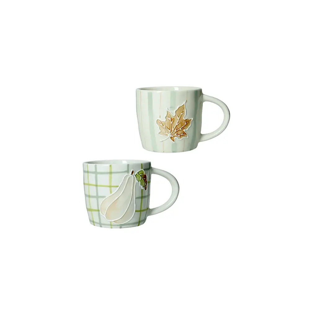 Set 2 Mug Le Zucche in Stoneware Brandani | Generoso Casalinghi