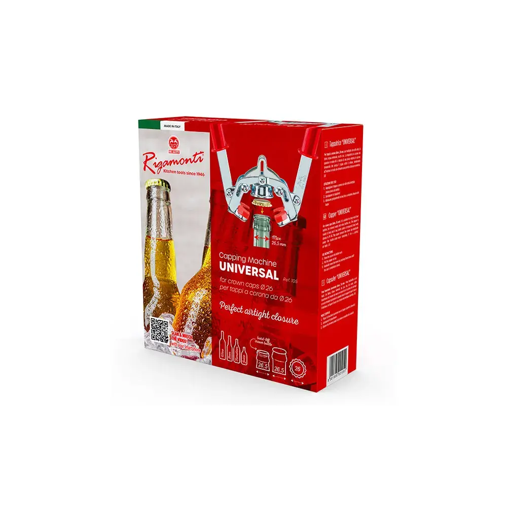 Rigamonti Art. 105 Tappatrice UNIVERSAL per Tappi a Corona