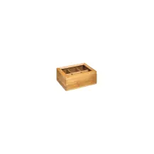 Porta Bustine Tè 6 Scomparti Bambù 5Five | Generoso Casalinghi