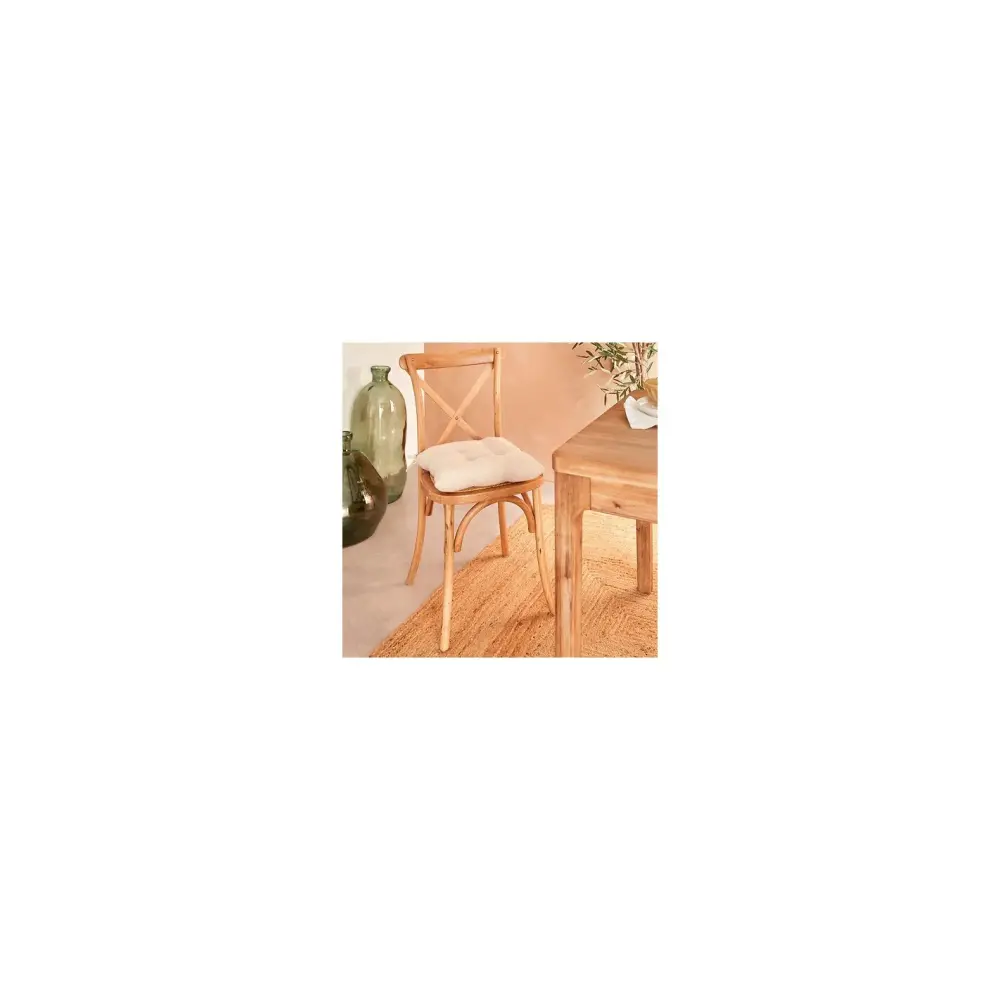 Cuscino Sedia Clem Atmosphera 38 x 38 cm Beige