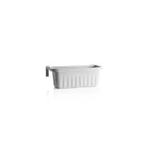 Fioriera Rondine Bama 50 cm Bianca da Balcone