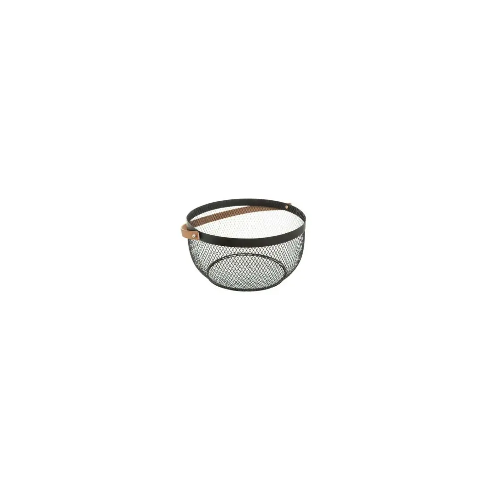 Cestino Portafrutta 5Five in Metallo Nero 29 cm