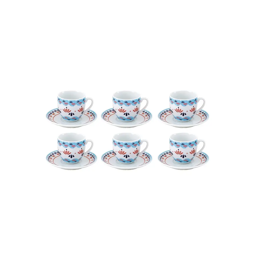 Set 6 Tazze Caffè Borella Grace4 | Generoso Casalinghi