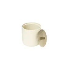 Barattolo Cotton Fioc 5Five Beige in Resina 10x11 cm