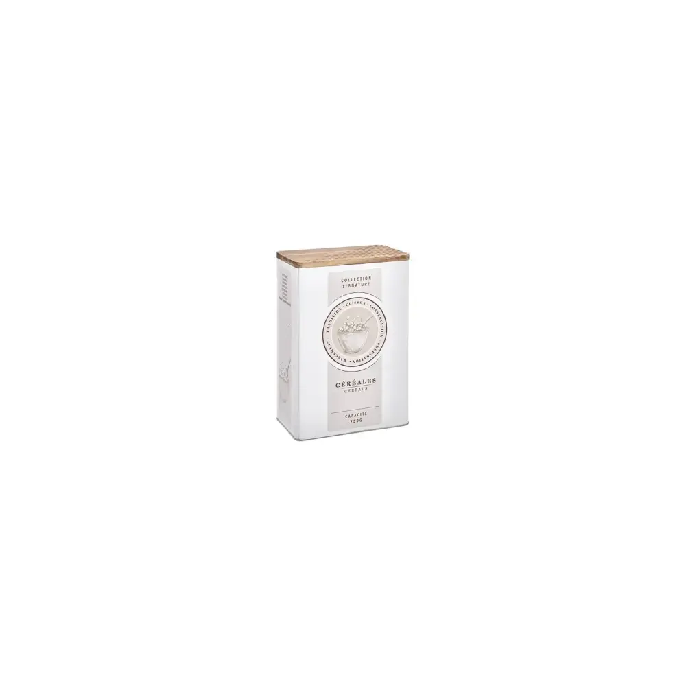 Scatola Portacereali Latta Acacia 5Five | Generoso Casalinghi