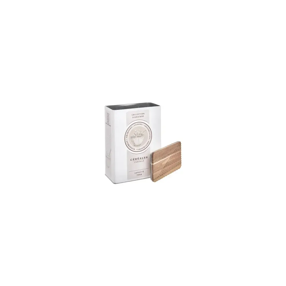 Scatola Portacereali Latta Acacia 5Five | Generoso Casalinghi