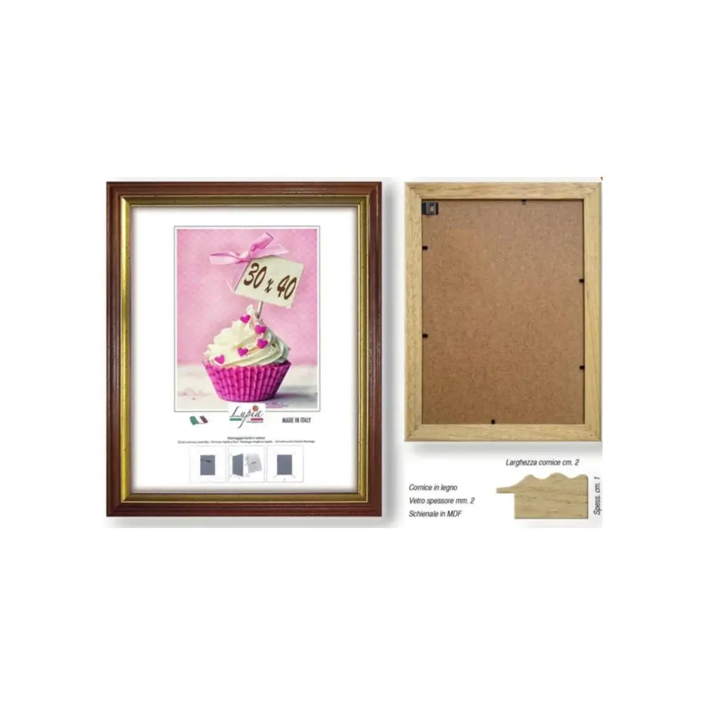 Cornice Lupia Brun 30x40 cm | Generoso Casalinghi