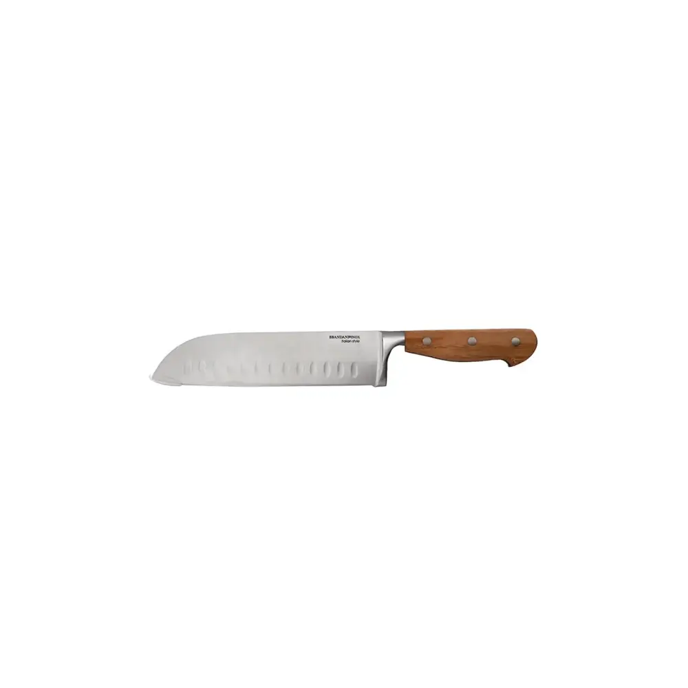 Coltello Santoku Brandani Manico Bambù | Generoso Casalinghi