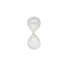 Clessidra in Vetro Floral 20 cm Atmosphera | Generoso Casalinghi