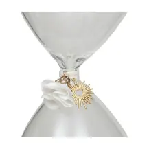 Clessidra in Vetro Floral 20 cm Atmosphera | Generoso Casalinghi